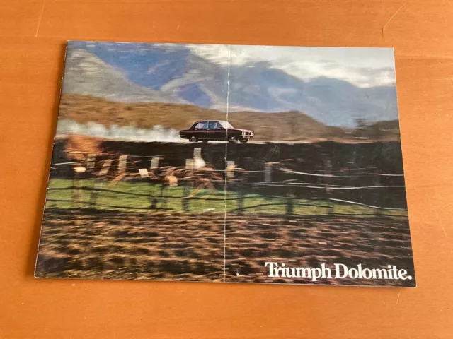 Triumph Dolomite Uk Sales Brochure 1971