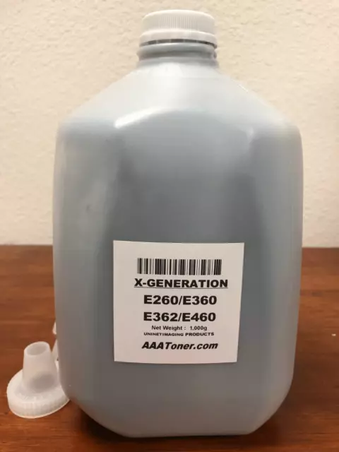 (1KG/1,000g) BULK Toner Refill for Lexmark E260, E260d, E260dn E360, E460 Series (1KG/1,000g) BULK Toner Refill for Lexmark E260, E260d, E260dn E360, E460 Series