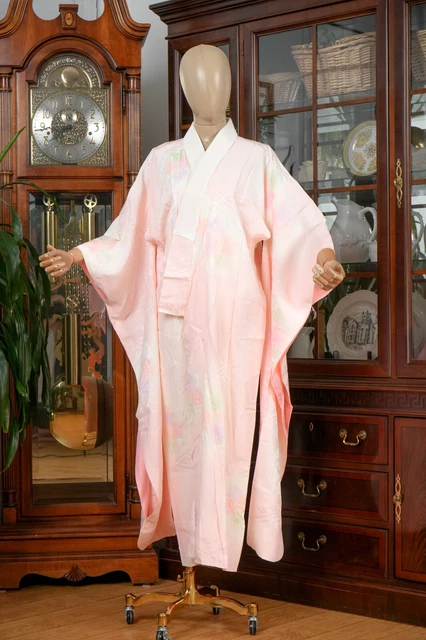Dear Vanilla Japanese Juban Undergown Women's Kimono Genuine Vintage Mint