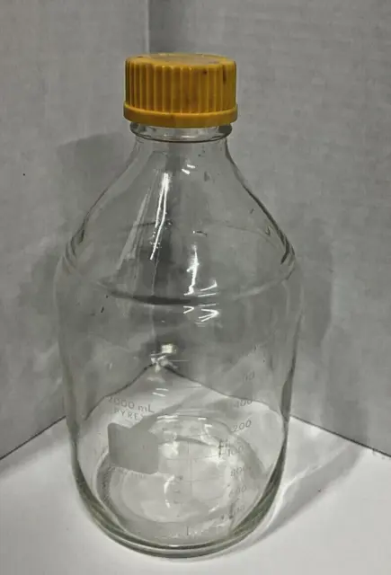 Pyrex 1395-2L - 2000 mL Media Bottle with GL45 Cap and Pouring Ring