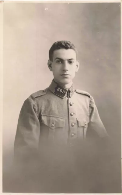 CPA PHOTOGRAPHIE MILITAIRE SOLDAT DU 363e REGIMENT D'INFANTERIE
