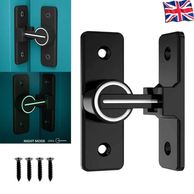 BARN DOOR LOCK Heavy Duty Sliding Barn Door Latch Lock 90 Degree Gate