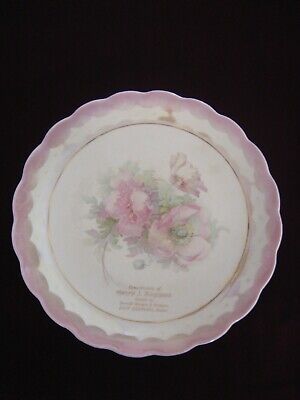 Antique 1920's Advertising Plate, Henry Magnant, Herald Ranges, New Bedford, MA
