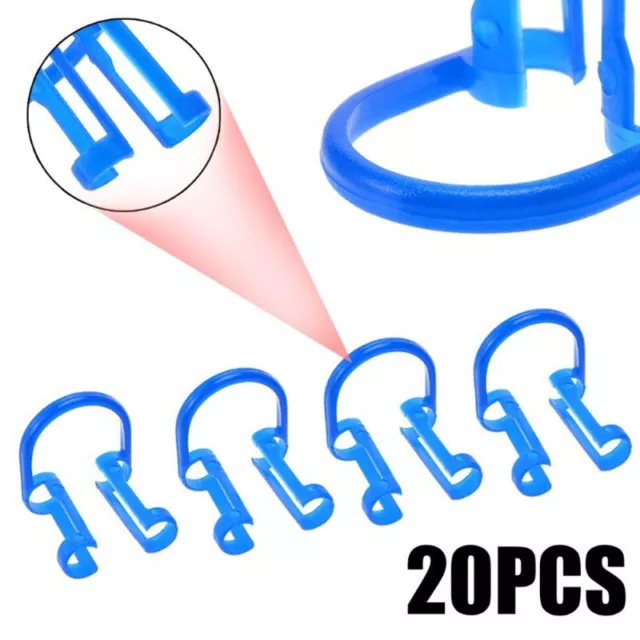 20Pcs Disposable Cotton Roller Holder Clips Orthodontic Isolator Tools