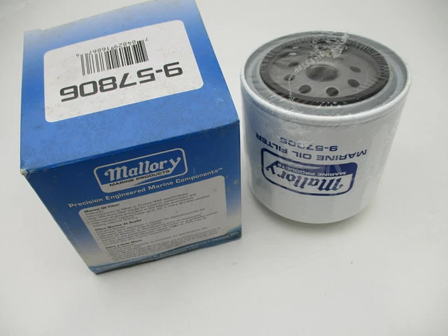 9-57806 Oil Filter Short Ford Inboards Sterndrives Volvo 3517857 Merc 803470Q