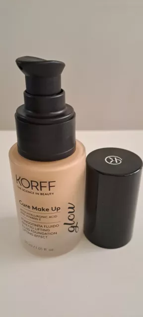 Korff Glow FONDOTINTA Fluido 03 Noce effetto Lifting Fluid Foundation make-up