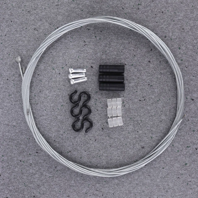 1 set cavo deragliatore freno bici da strada tubo cavo variabile filo freno di spostamento