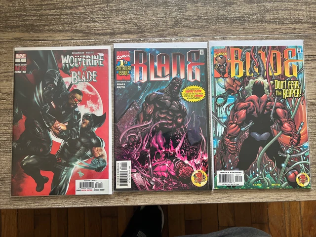 lot of 3Blade #1 (1999 Marvel Comics)  1st app Saracen