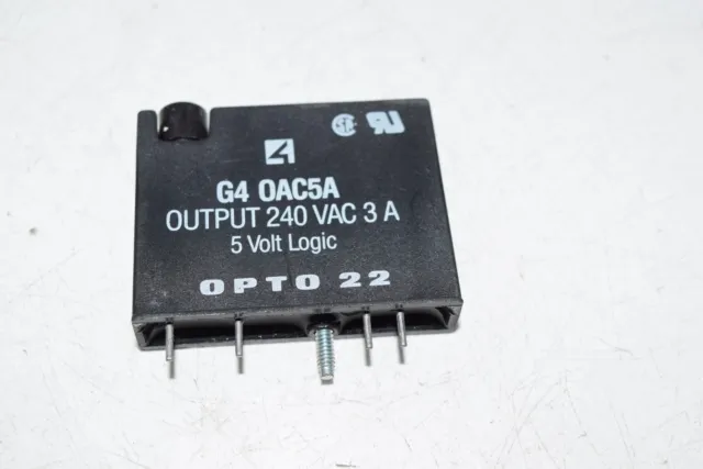 NEW Opto 22 G4 0AC5A Output Module Output 240VAC 3 A 5 Volt logic