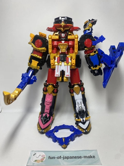 POWER RANGERS NINJA Steel NINNINGER DX Megazord Set Lionhaoh Gekiatsu BANDAI EUR 618,83