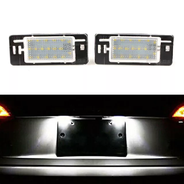 2x For Opel Vectra C Estate 02-08 Led License Number Plate Light Error Free Lamp