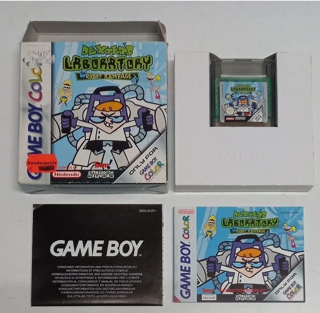 GAME BOY COLOR Dexter's Laboratory Robot Rampage In Ovp - Nintendo - Gbc - EUR 39,00 - PicClick DE
