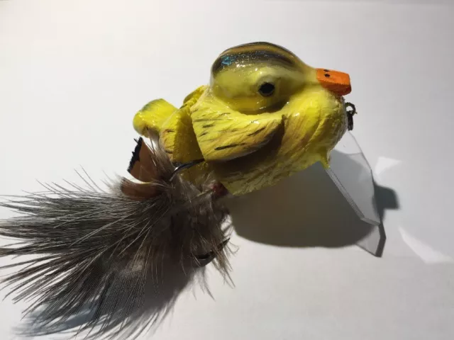 DUCK SWIMBAIT WAKE bait duckling custom handcrafted Topwater Bass Ducking  Lure $125.00 - PicClick