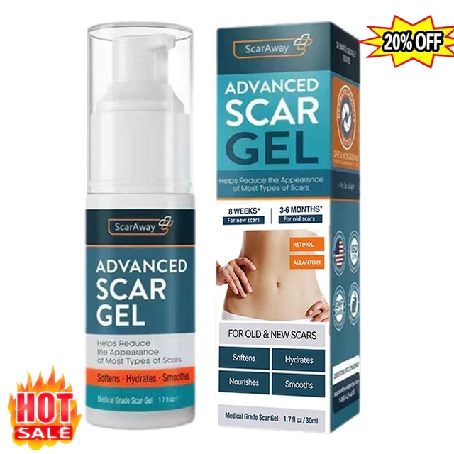 ScarAway 30ml - Advanced Scar Gel Reduction, C-Section, Tummy Tuck, Old Scars'