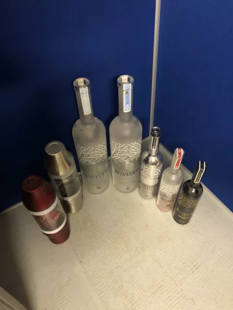 Belvedere Vodka 6l Liter Flasche Ohne Korken leer deko Empty Bottle