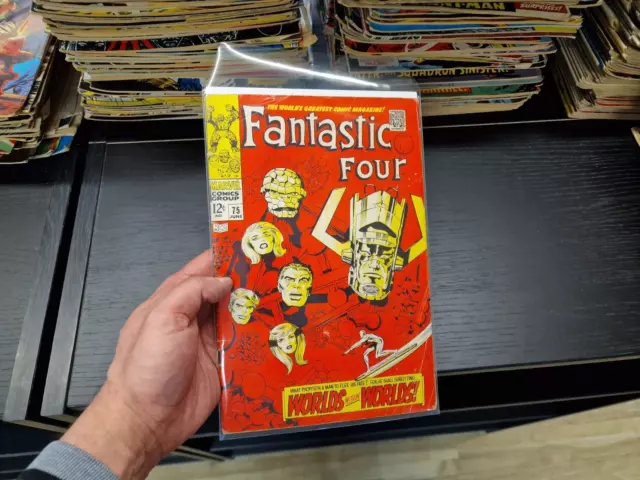1968 - Marvel Comics - Fantastic Four #75 - Stan Lee / Jack Kirby - Very Good +