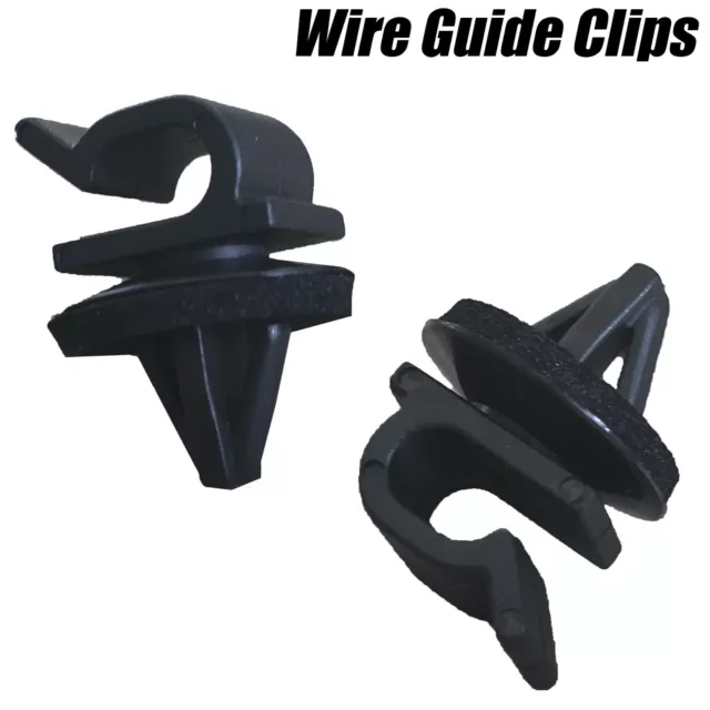 10x Vehicle Cable / Wiring Wire Guide Harness Trim Clips Routing Engine Bay AUX