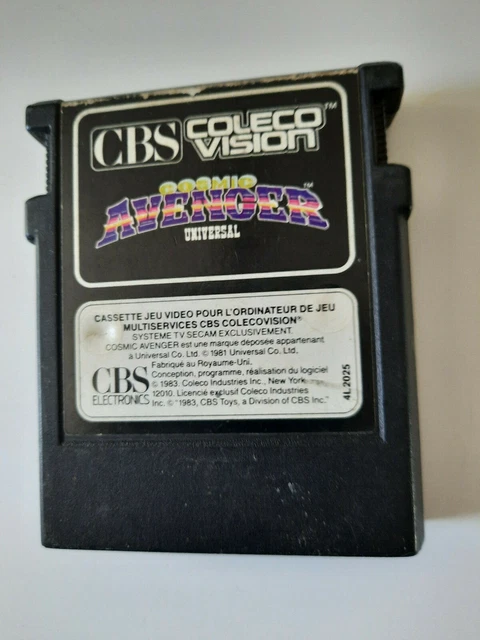 Jeu Cosmic Avenger Pour ColecoVision - Loose (cartouche Seule) - Bon état Rétro Gaming