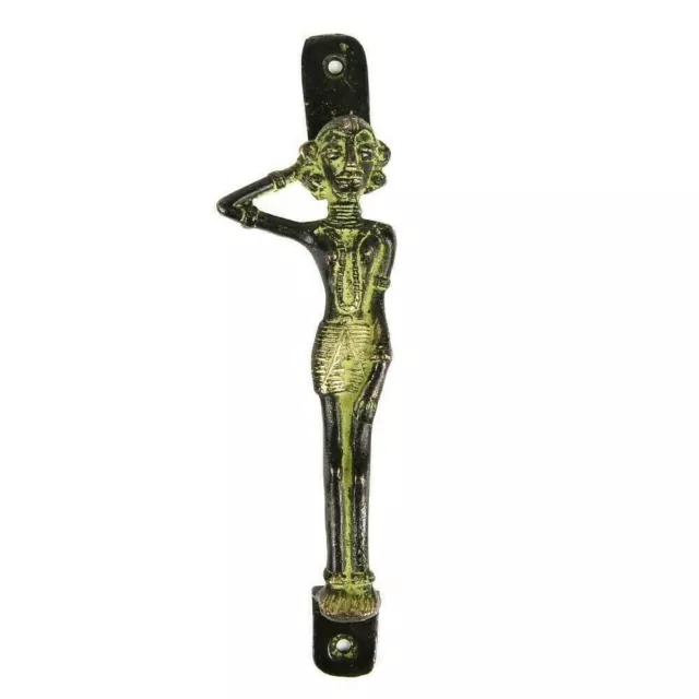 Handmade Rare Brass Girl Door Handles