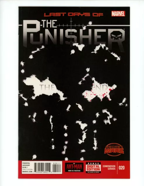 Punisher #20 Comic Book 2015 VF Nathan Edmondson Marvel Comics
