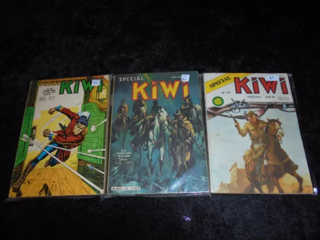 Lot spécial Kiwi 3 tomes Editions Lug