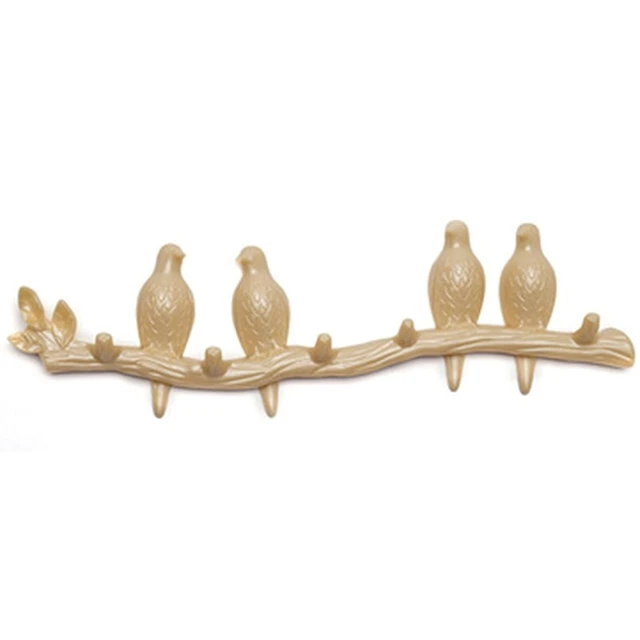 Hause Wand Dekoration im Wohnzimmer ZubehöR Harz Vogel SchlüSselanhäNger KüCheE4