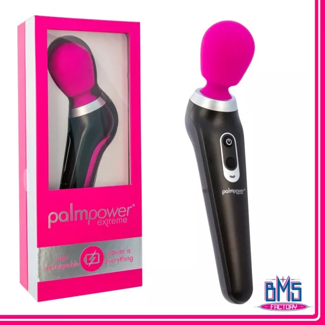 Sexy Pussy Body_Vibrator Ricaricabile Massager Wand PalmPower Extreme Pink Women