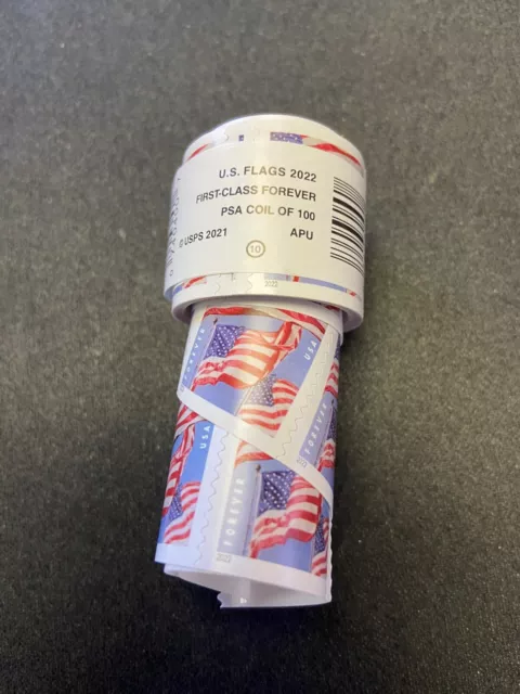 2022 US Forever First Class  Stamps One Roll of 100 Stamps Free Shipping