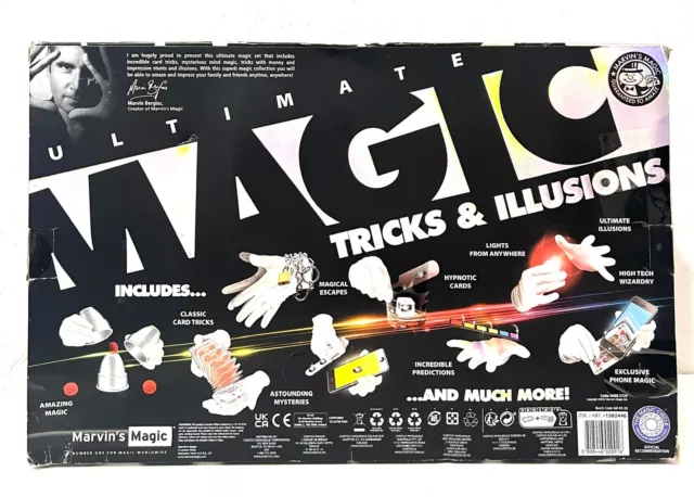 MARVIN'S MAGIC ULTIMATE Magic Set 400 Tricks & Illusions $25.00 - PicClick