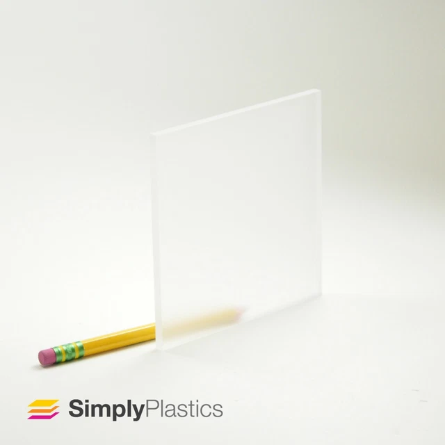 PERSPEX FROSTED CLEAR Acrylic Plastic Sheet Panel / A5 A4 A3 A2 A1