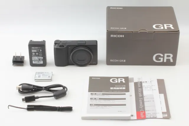 [Almost Unused in Box]  Ricoh GR III 24.2MP APS-C Compact Digital Camera JAPAN