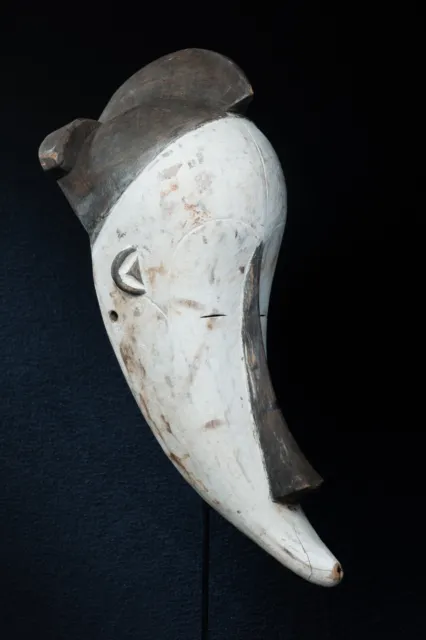 Fang, Ngil, Judicial Mask, Central Gabon, African Tribal Art, Sculpture