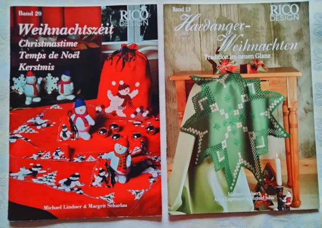 Kreuzstich und Hardanger für Weihnachten Rico-Design