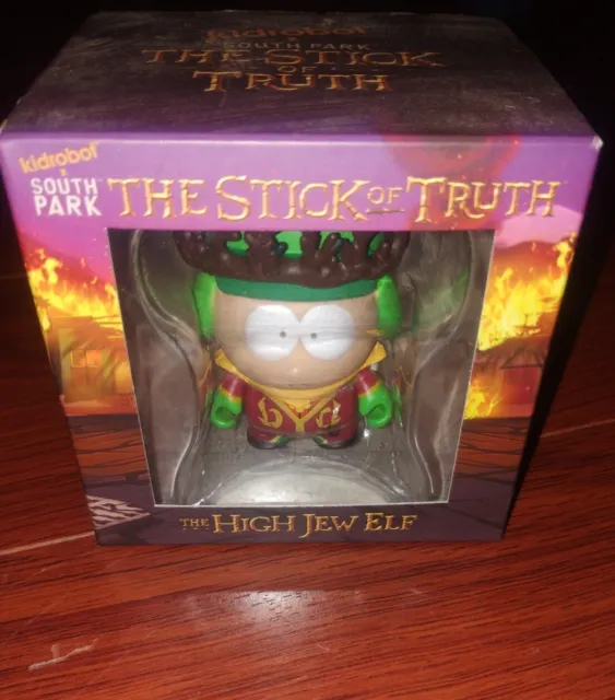 South Park Stick of Truth Kyle "High Jew Elf King” Kidrobot Toy Figure RARE 2013