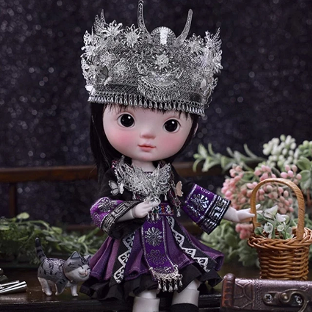 1/6 BARE DOLL BJD Doll Ball Joint Doll Handmade Gifts Ethnic Minority ...