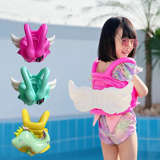Durable Kids Pool Floats Baby Swimming Life Vest Age 2-8 Children Swim Ring