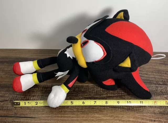 Shadow Son-ic the Hedge&hog 12" Plush Doll Black Stuffed Animal 2012