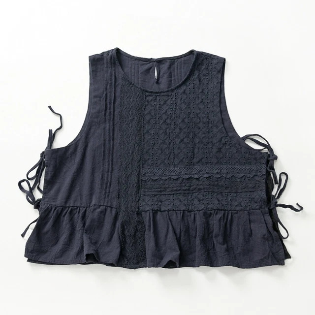 Haut Ample Femme Rayé Noir Et Blanc – 50% Lin, 50% Coton – Taille Unique (16-20) – Fabriqué En Italie