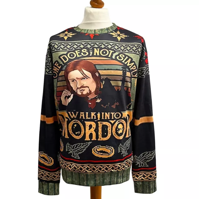 Lord of the Rings LOTRs Sweatshirt Fan Sweater Boromir (M) Double Sided Print