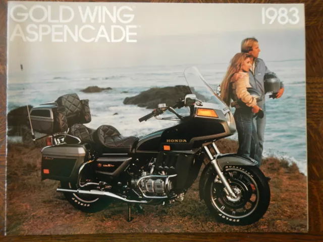 83 Honda Gl1100A Goldwing Aspencade Nos Oem Dealer's Sales Sheet Brochure