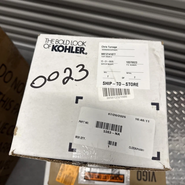 KOHLER 10 IN. Rough-In Full Skirt Trap and Attachment System 5383-NA £ ...