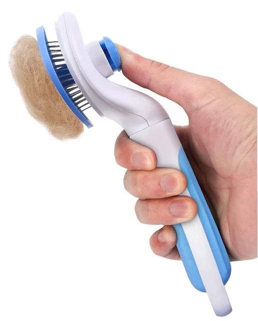 Brush for Cat Dog Pet Grooming Hair Comb Remover Cleaning Massage Self Tool Fur