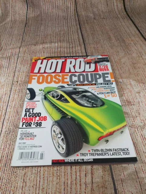 Hot Rod Magazine  2007 July VINTAGE Hot Rods and Custom Cars