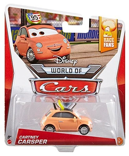 Disney Cars Rv Rase Fans DISNEY PIXAR CARS Race Fans Series Cartney Carsper 1:55 Diecast Vehicle ...