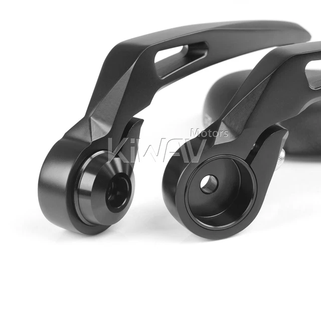 Rétroviseurs embout de guidon noir Retro rond pour Triumph 17-up Street Triple R