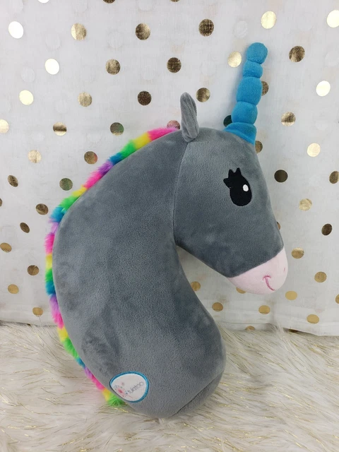 Tulatoo Unicorn Stuffed Animal Travel Pillow Seatbelt Cover Neck Pillow 18"