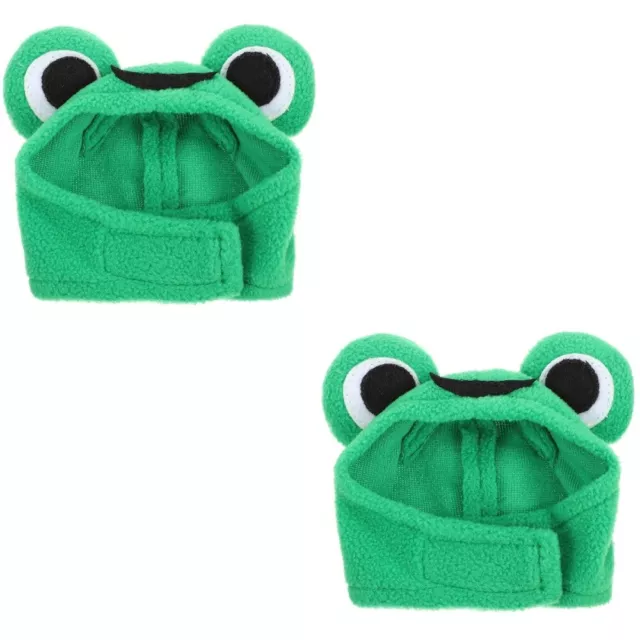 Set of 2 Small Pets Lovely Hat Animal Decor Headwear Costume Frog