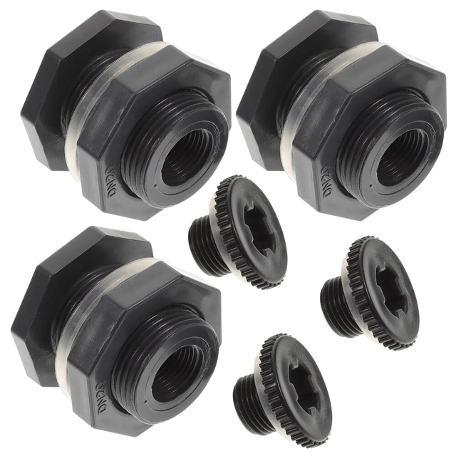AERZETIX - Lot De 5 Fiches Connecteur Jack Alimentation 2.1/5.5 Mm