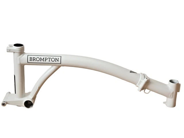 *OLDBROMPTON A LINE Matt White Main Frame Assembly with full Brompton ...