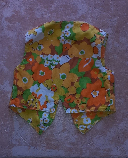 VINTAGE UN GILET des ann?�es 70 pour poupon ou poup?�e EUR 5,00 - PicClick FR